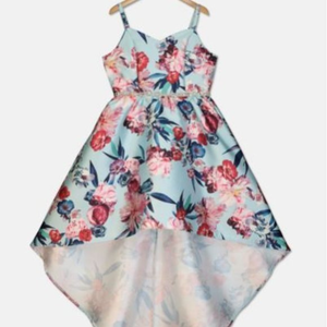 New RARE EDITIONS Floral Hi-Low Sweetheart Dress Size‎ 14